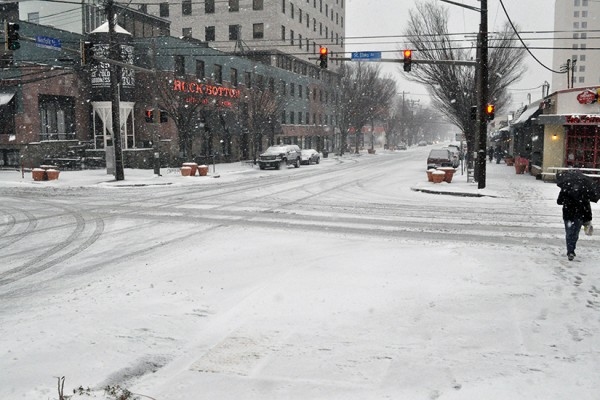 Montgomery County Snow Removal in Progress