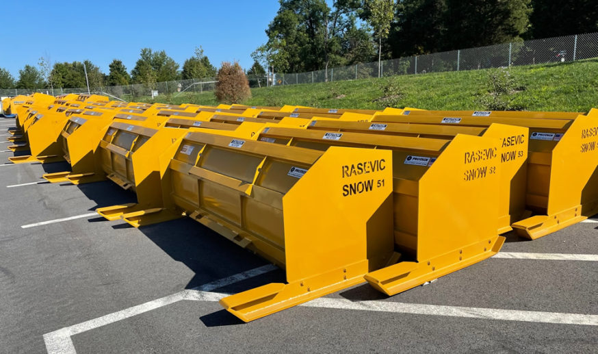 Rasevic box plows for snow removal services