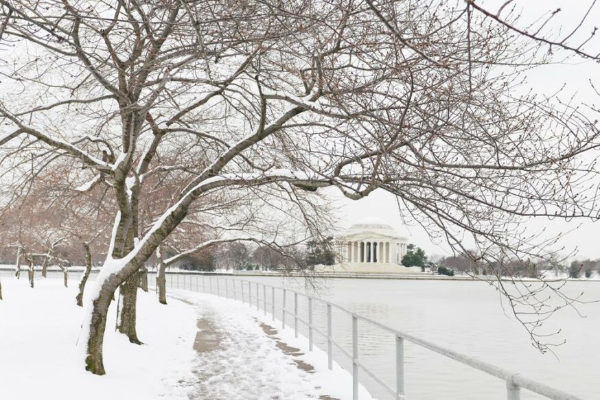 Winter in Washington DC area