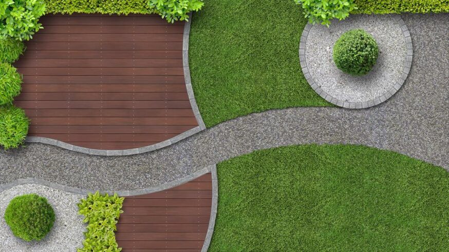 yard renovation - landscaping design plan