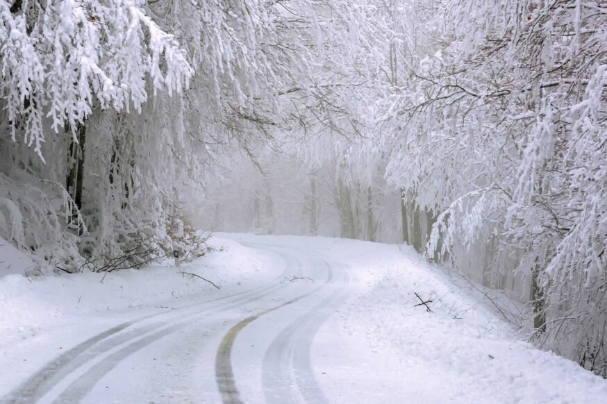 snowy roads